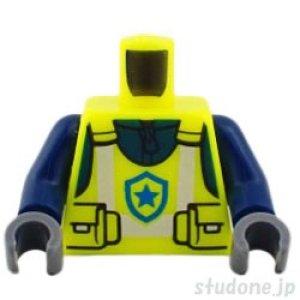 トルソー（ポリス セーフティ ベスト ネオンイエロー・リフレクティブ ストライプ）