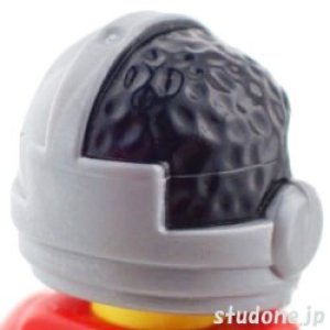 画像2: サイボーク サイドオープン ヘルメット・レッド アイ/レッド ドット(フラットシルバー) (2)