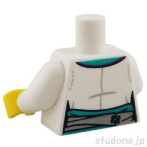 画像2: トルソー（ローブ ホワイト・サッシュ/ポーチ/パンダ バッジ） (2)