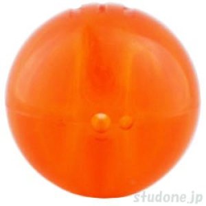 ハードプラスチック ボール/19mm（トランスオレンジ/サテントランスクリアー）