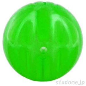 ハードプラスチック ボール/19mm（トランスブライトグリーン/サテントランスクリアー）
