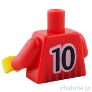 画像2: トルソー（サッカー ユニフォーム レッド・10） (2)