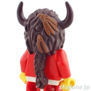 画像2: ヘア333(ダークブラン・インディアン ヘッドドレス) (2)