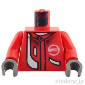 トルソー（レーシング ジャケット レッド・シルバー パターン）