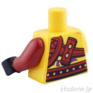 画像2: トルソー（ショルダーパッド・スネーク バックル/タトゥー） (2)