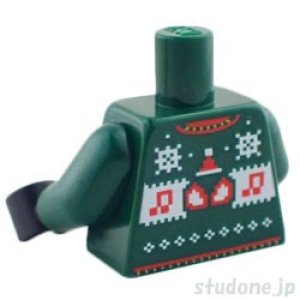 画像2: トルソー（フェアアイルセーター ダークグリーン・キャンディー スティック/スノーフレーク/スパイダーマン） (2)