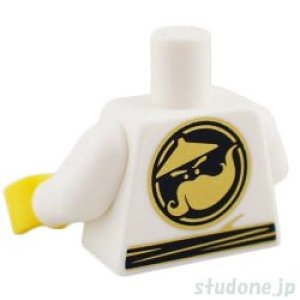 画像2: トルソー(ニンジャゴーローブ/ホワイト・バックウー先生プリント) (2)