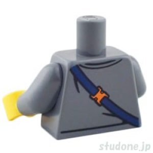 画像2: トルソー（セーター ダークブルーイッシュグレー・スリングバッグ オレンジ） (2)