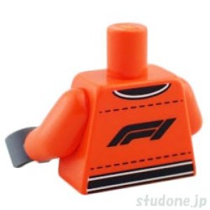 画像2: トルソー(レーシング スーツ レディッシュオレンジ・ステッチ パターン/F1) (2)
