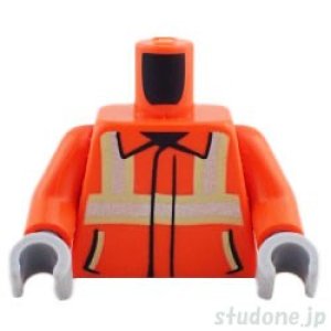 トルソー（セーフティ ジャケット レディッシュオレンジ・リフレクティブ）