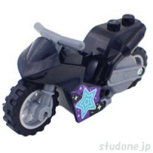 スタントバイク・フライホイール（ブラック/スター パターン）