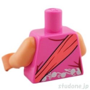 画像2: トルソー（サリ ダークピンク・サッシュ コーラル） (2)