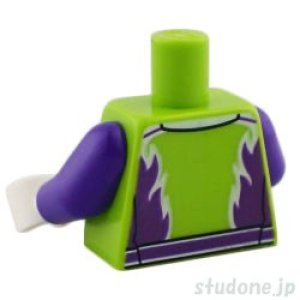 画像2: トルソー（ジャケット ライム・フレイム パターン/ベルト） (2)