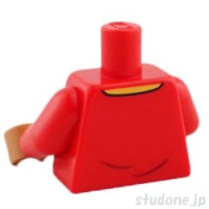 画像2: トルソー（サッカーユニフォーム レッド・ショルダーパネル ホワイト/ハンド ミディアムヌガー） (2)