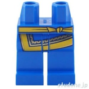 レッグ（ブルー・ローブ ヘム\サッシュ イエロー）