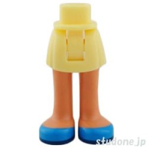 ミニドール/ヒップ（スカート ブライトライトイエロー/レッグ フレッシュ/シューズ ダークアジュール）