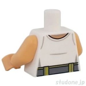 画像2: トルソー（シャツ ホワイト・ベルト/バックル/ネックレス） (2)