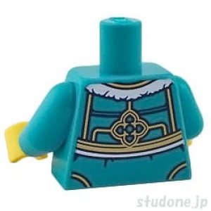 画像2: トルソー（チャイナドレス ダークターコイズ・ゴールド トリム） (2)