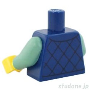 画像2: トルソー（ボディウォーマー ダークブルー・セーター サンドグリーン） (2)