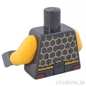 画像2: トルソー（ベスト パールダークグレー・ヘキサゴン パターン/バンダナ） (2)