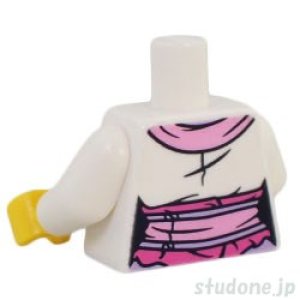 画像2: トルソー（ローブ ホワイト・ウエストバンド/ボウ） (2)