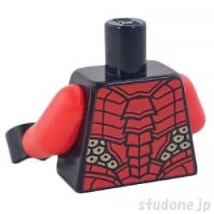 画像2: トルソー（アーマープレート レッド・スカル/チェーン） (2)