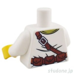 画像2: トルソー（シャツ ホワイト・スカーフ/ストラップ ベルト/ラジオ） (2)