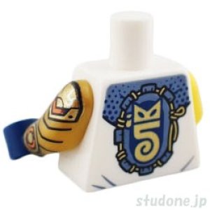 画像2: トルソー（ローブ ホワイト・サンドブルー ヘム/タング/サッシュ） (2)