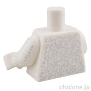 画像2: トルソー（タキシード ホワイト・ベスト/ネクタイ ゴールド/スペックル） (2)