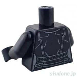 画像2: トルソー（スーツ ブラック・ジッパー/バックル） (2)