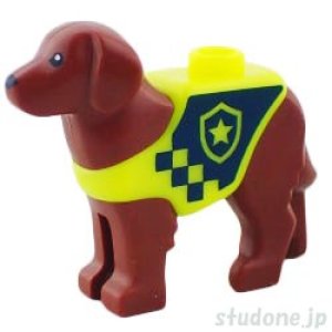 画像1: 救助犬・ネオンイエローベスト（ポリスバッジ） (1)