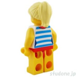 画像2: 女性 - 水着 ポニーテール サングラス (2)