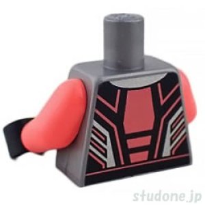 画像2: トルソー（レーシング スーツ フラットシルバー・コーラル/ブラック パネル） (2)