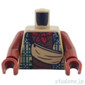 画像1: トルソー（シャツ ダークタン・チェック柄/ショルダーバック/スカーフ） (1)