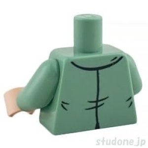 画像2: トルソー(シャツ オリーブグリーン・ベスト/スカーフ) (2)