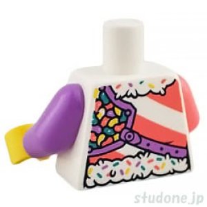 画像2: トルソー(シャツ ホワイト/コーラル・ショルダーパッド キャンディ) (2)