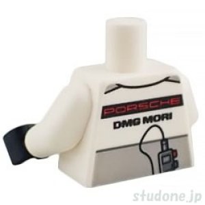 画像2: トルソー(レーシング スーツ ホワイト・PORSCHE DMG MORI/Mobil 1/ストライプ) (2)
