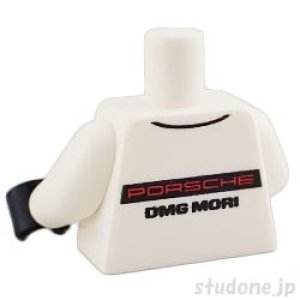 画像2: トルソー（レーシング スーツ ホワイト・PORSCHE DMG MORI/Mobil 1） (2)