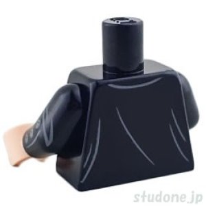 画像2: トルソー（ローブ ブラック・ベスト 5ボタン） (2)