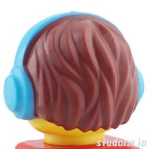 画像2: ヘア31-5（レディッシュブラウン・ヘッドホン ミディアムアジュール） (2)