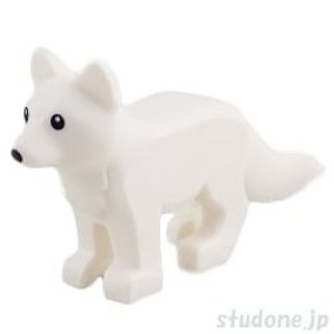 画像1: キツネ・TYPE2（ホワイト） (1)