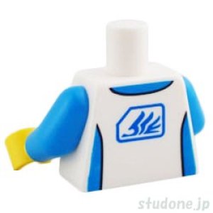 画像2: トルソー（ジャージ ホワイト・ダークアジュール サイドパネル/ワッドウィングロゴ） (2)