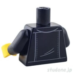 画像2: トルソー（シャツ ブラック・2ポケット/フェラーリ ロゴ） (2)