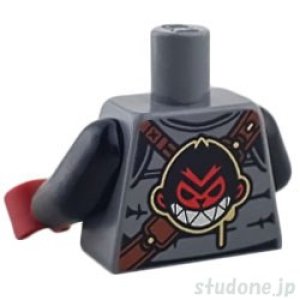 画像2: トルソー（パーカー ブラック・ストラップ /スプレー缶/汚れ/モンキーキッド） (2)