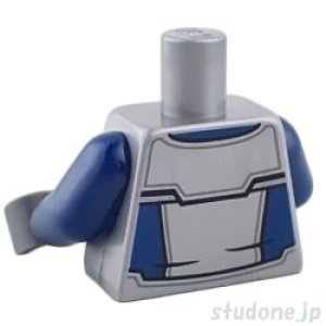 画像2: トルソー（レーシング スーツ フラットシルバー・ダークブルー パネル/ライムパターン） (2)