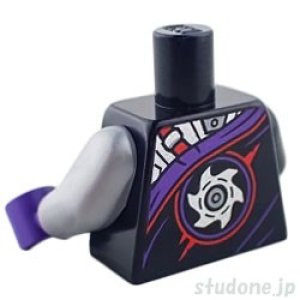 画像2: トルソー（ローム ブラック・ダークパープル ヘム/ロボット アーマー） (2)