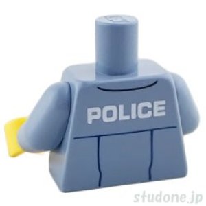 画像2: トルソー(ポリスジャケット/サンドブルー・ジッパー/バッジ) (2)