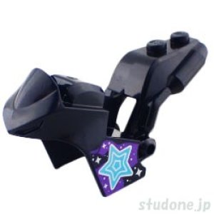 画像1: スポーツバイク・カウル・TYPE2（ブラック・スター） (1)