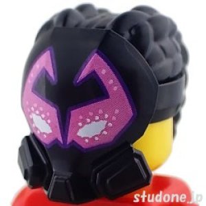 画像1: ヘア（ブラック・マスク ダークピンク） (1)