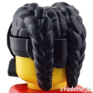 画像2: ヘア（ブラック・マスク ダークピンク） (2)